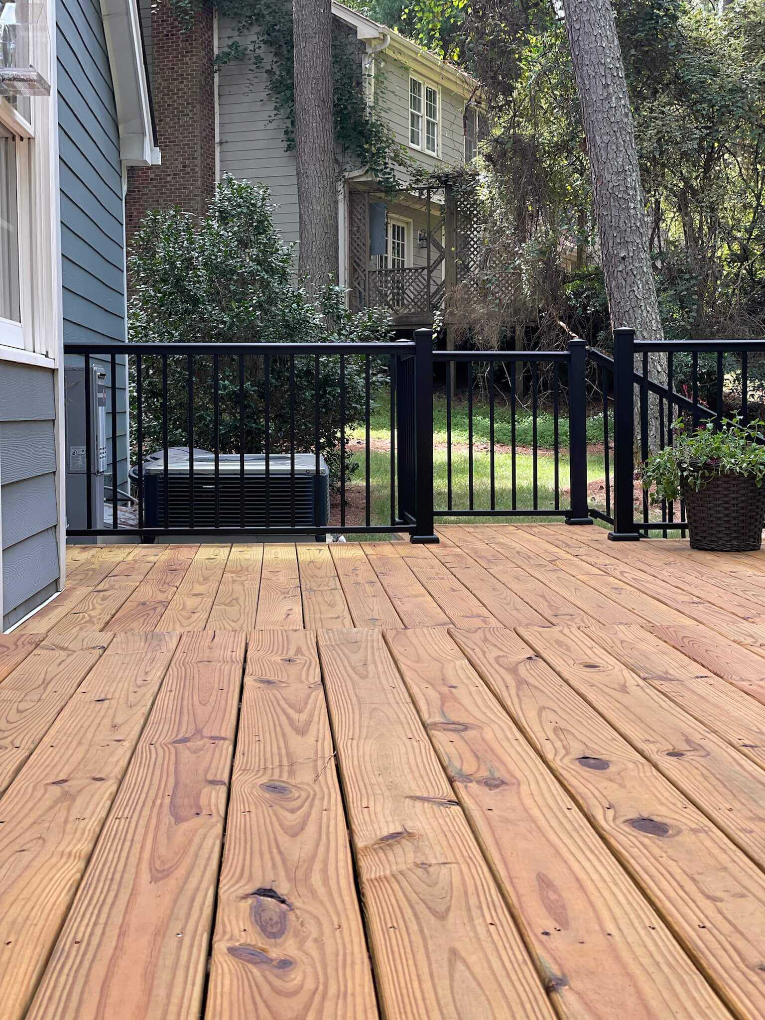 A smooth, restored deck with lasting protection.
