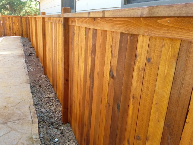 A renewed fence, sealed against time and weather